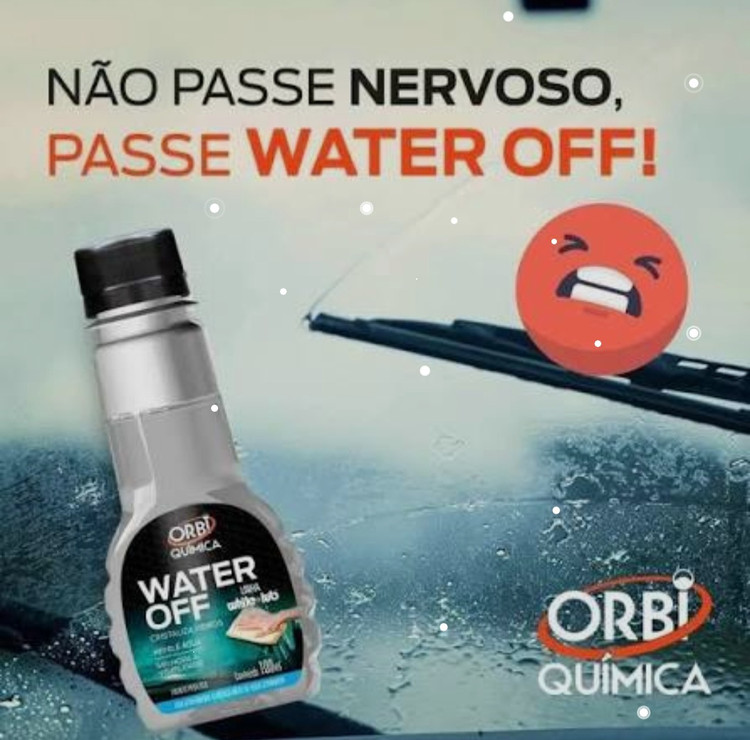 محلول نانو کننده و آب گریز شیشه خودرو "اوربی" برزیل مدل WATER OFF قطره هرگز
