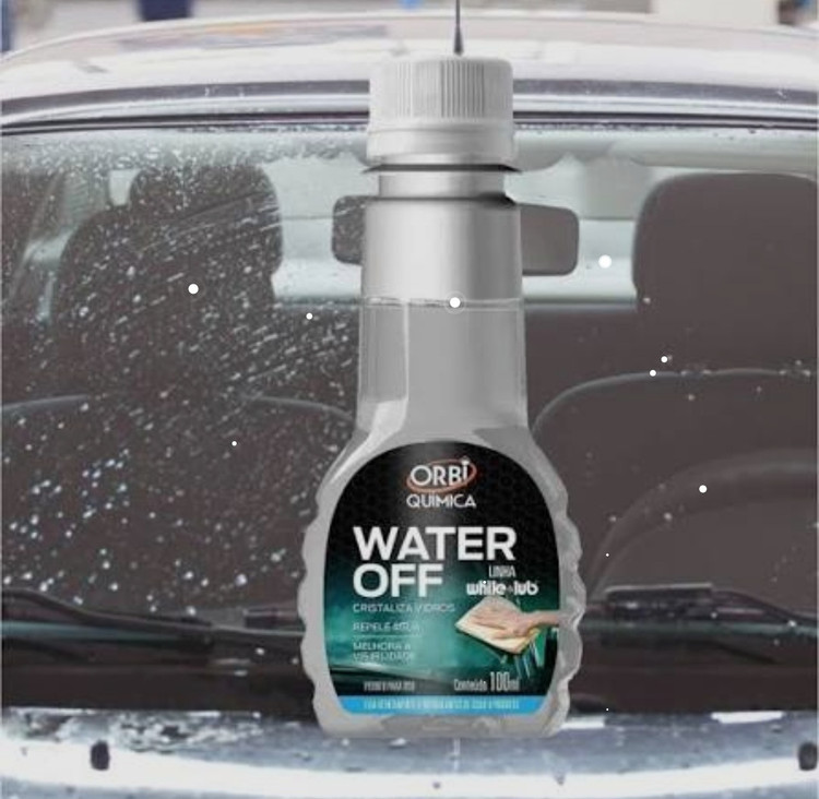 محلول نانو کننده و آب گریز شیشه خودرو "اوربی" برزیل مدل WATER OFF قطره هرگز