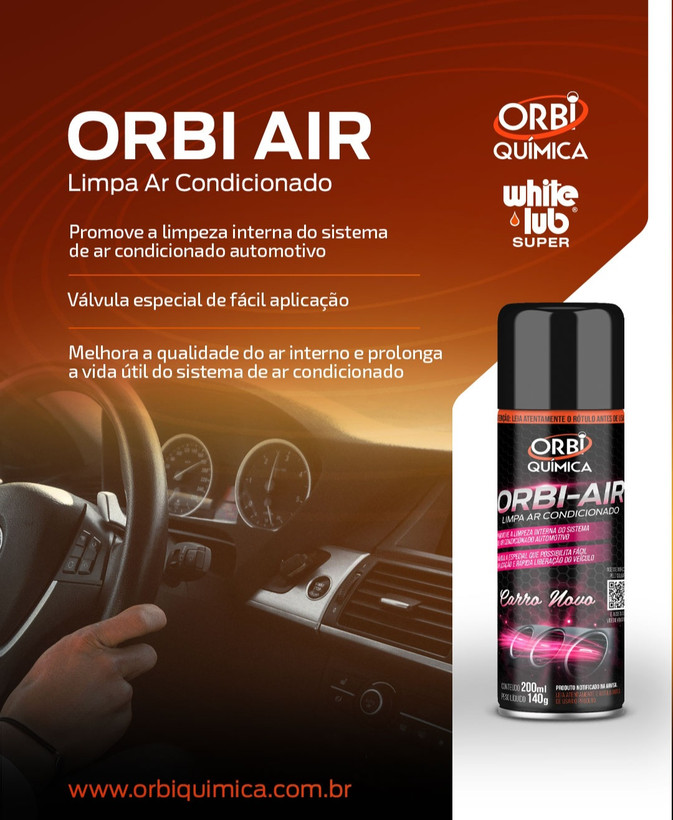 اسپری تهویه مطبوع خودرو اوربی برزیل مدل ORBI-AIR تنفس هوای سالم و دلپذیر