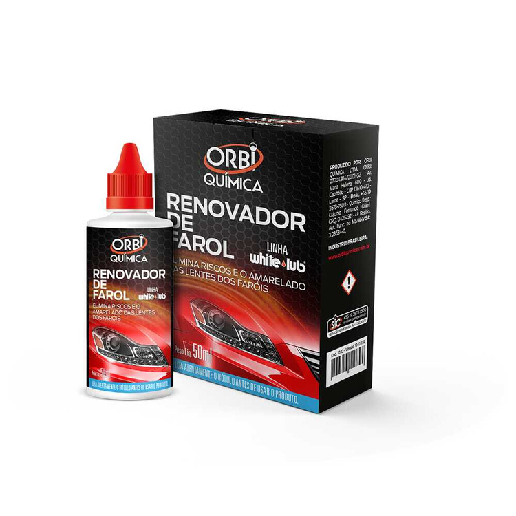 پولیش شفاف کننده چراغ خودرو اوربی برزیل مدل ORBI-SHINE نو چراغ