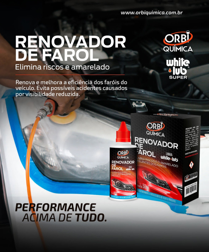 پولیش شفاف کننده چراغ خودرو اوربی برزیل مدل ORBI-SHINE نو چراغ